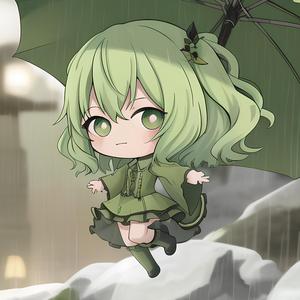 雨中舞动的精灵