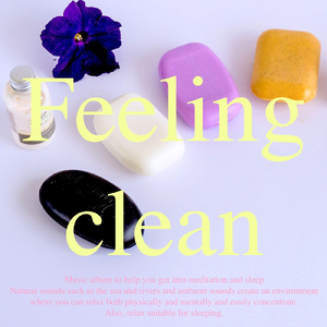 水の雫とヒーリングの揺らめき