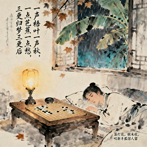 水仙子·夜雨