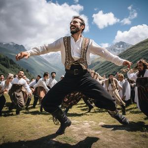 Ossetian Folk Song | Оссетинская Народная Песня (Kavkaz Caucasus Traditional Dance Music)