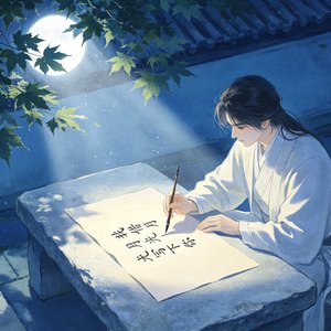 我借月光写下你