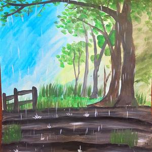 빗소리에 섞여 든 이름