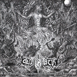 Sitzend auf dem Werwolf Thron