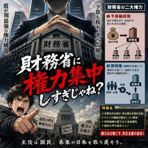 財務省に権力集中しすぎじゃね？