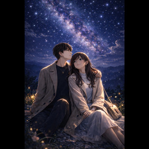 夜空の下で / Under the Night Sky by ひじき