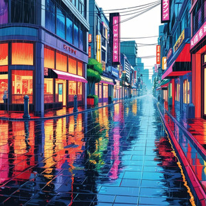 雨あがりのブールバール