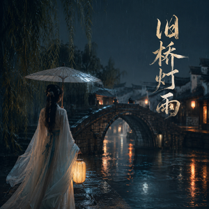 旧桥灯雨
