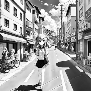 行き道