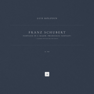 Fantasie in C Major "Wanderer Fantasy", D. 760, Op. 15: 1. Allegro con fuoco ma non troppo