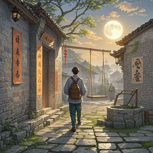 月落巷口-乐忆清风