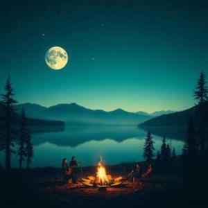 Night in the mountains