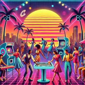 dancing and playing