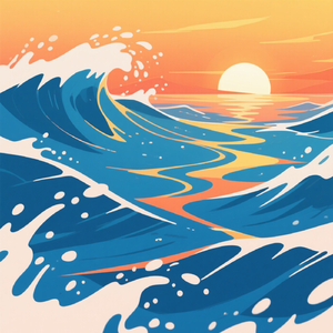 Flowing Waters Sunrise