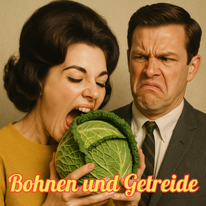 Bohnen und Getreide