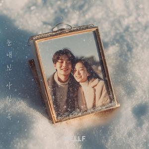 눈 내린 사진 속