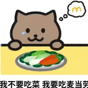 我不吃菜 我要吃麦当劳（胖猫）