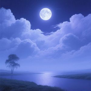 山川静谧风轻扬