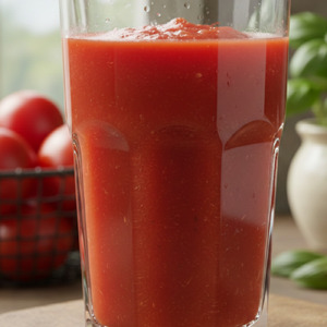 真っ赤なトマトジュース