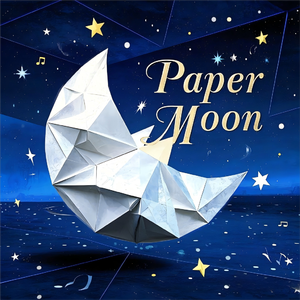 睡梦里的纸月亮