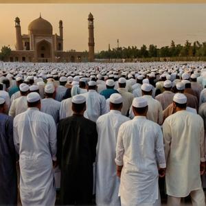 Eid Al-fitr Prayer Atmosphere