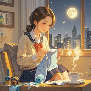 针脚里的月光-天涯