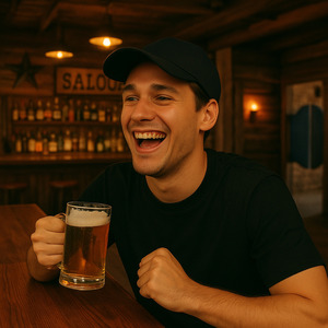 Billy-Ray at the saloon