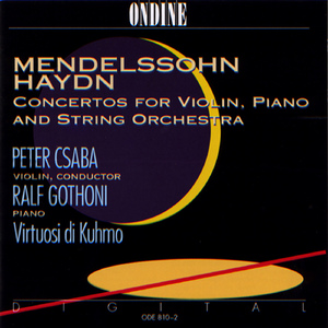Double Concerto for Violin and Piano in D Minor, MWV O4:II. Adagio