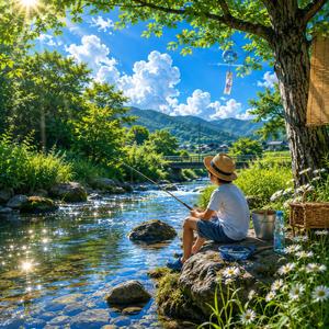 Fishing by the Clear Stream