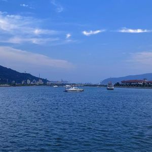 海风吹过的时候