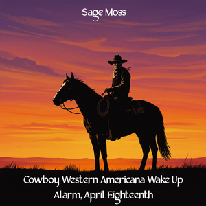 Cowboy Western Americana Wake Up Alarm, April Eighteenth (Instrumental Twang Mellow Surf Rock Guitar Version)