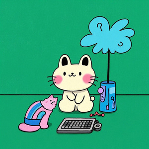 混过社会卖过萌 (伴奏, 视频电话来啦)