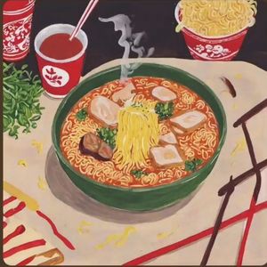 失恋的人应该吃泡面