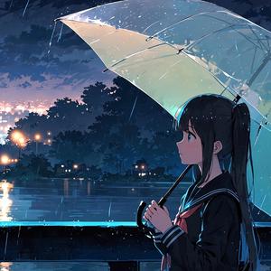 雨の声