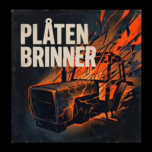Plåten brinner
