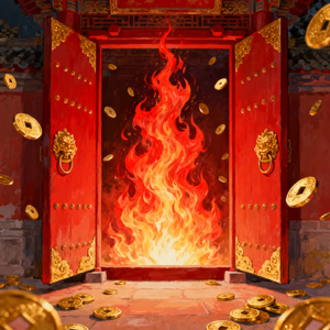 火烧财门开