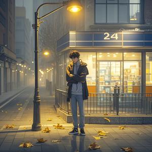 凌晨路灯的拥抱