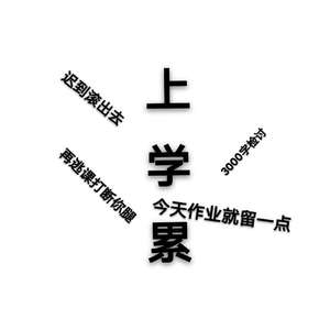 上学累