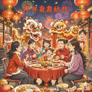 年年福气发发发_青柠气泡水