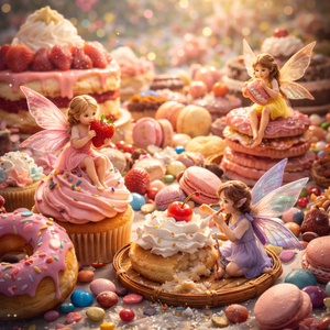 妖精とお菓子の午後