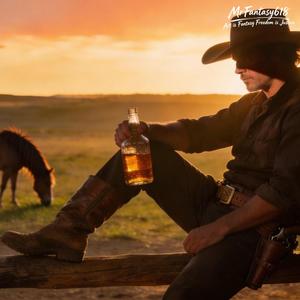 Cowboy's Amber Hour C