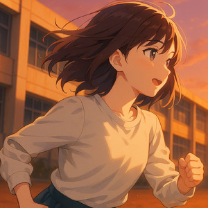 夕暮れかけっこ