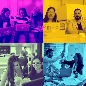 柔和的办公室工作时刻