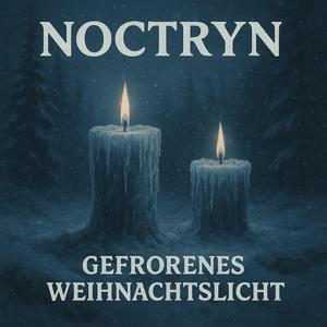 Gefrorenes Weihnachtslicht