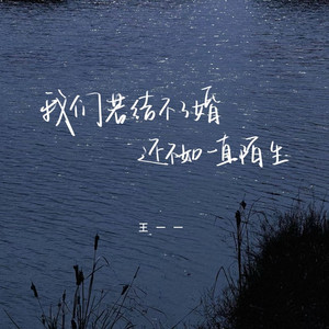 我们若结不了婚还不如一直陌生
