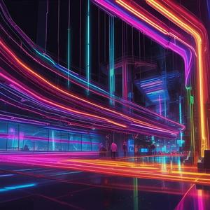 EDM, dance, electronic, upbeat, synth, powerful by @markplusai