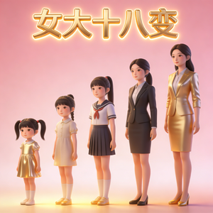 女大十八变