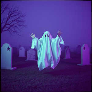 Hantu Pocong di Tengah Malam