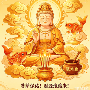 菩萨保佑我发财