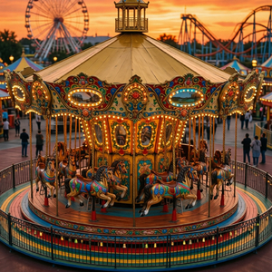 旋转木马转圈圈