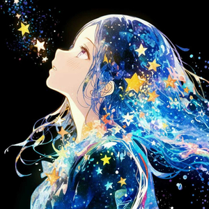 夜風に揺れる